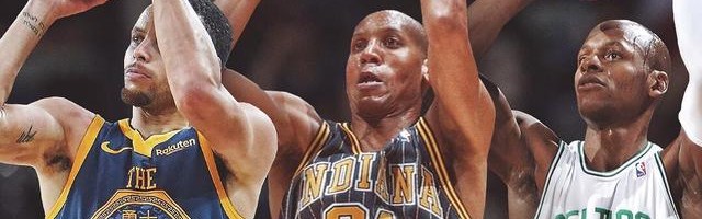  库里三分球命中数超越雷阿伦登顶历史  