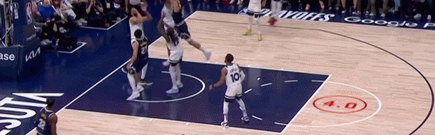  爱德华兹34分森林狼克掘金  